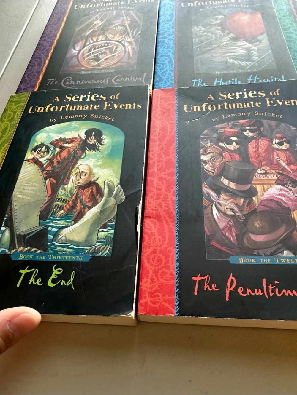 A Series of Unfortunate Events Paperback Book Set